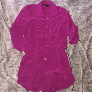 Jay Godfrey Hot Pink Romper